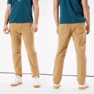 American Eagle Men's Slim Straight Tour Khaki Pant Size 32/20
